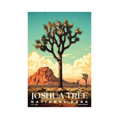 Joshua Tree National Park Poster, Travel Art, Office Poster, Home Decor | S7 - image1